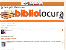 Tablet Screenshot of bibliolocura.com